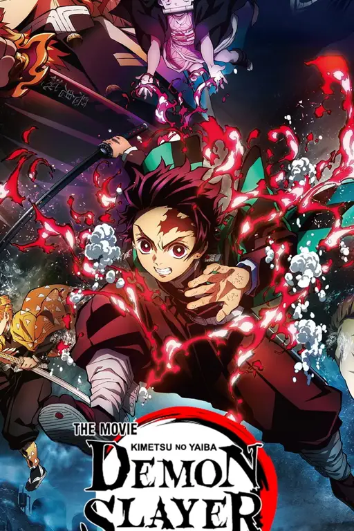 Poster film Kimetsu no Yaiba Mugen Train