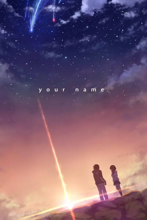 Poster Resmi Film Kimi no Na Wa. Poster film Kimi no Na wa.