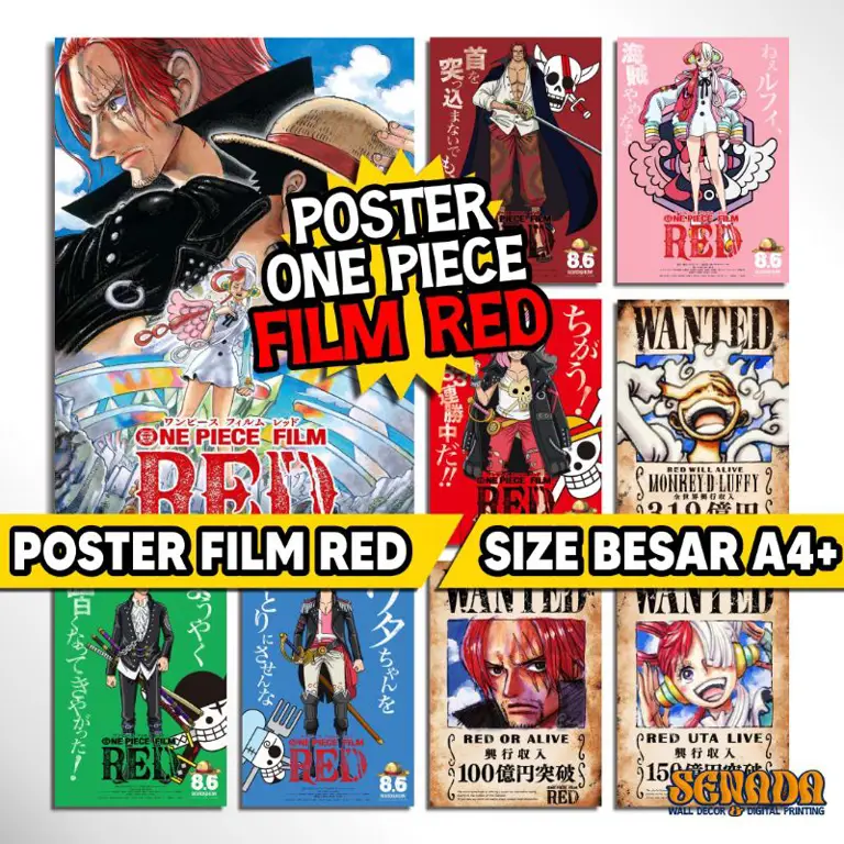 Poster Film One Piece Red