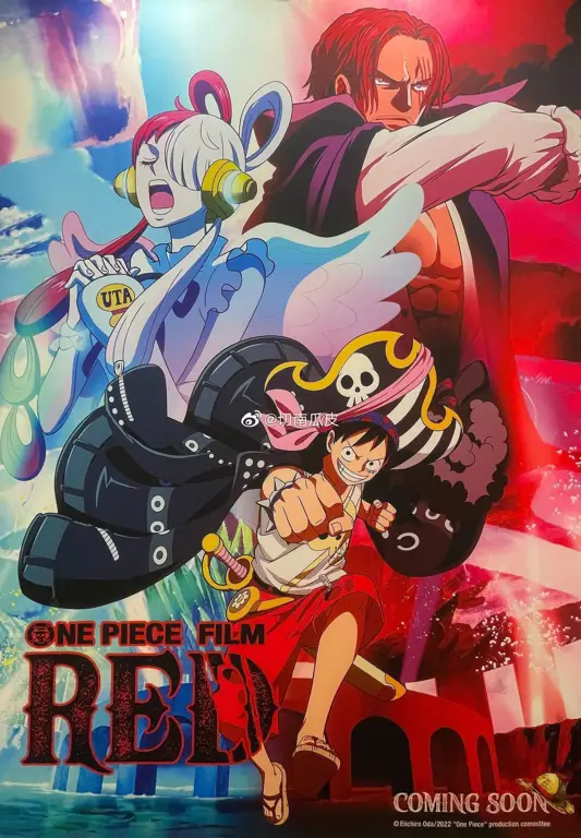 Poster film One Piece Red