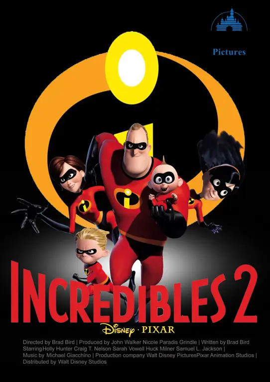 Poster film The Incredibles 2