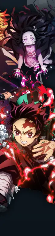 Poster Resmi Film Poster film Kimetsu no Yaiba: Mugen Train
