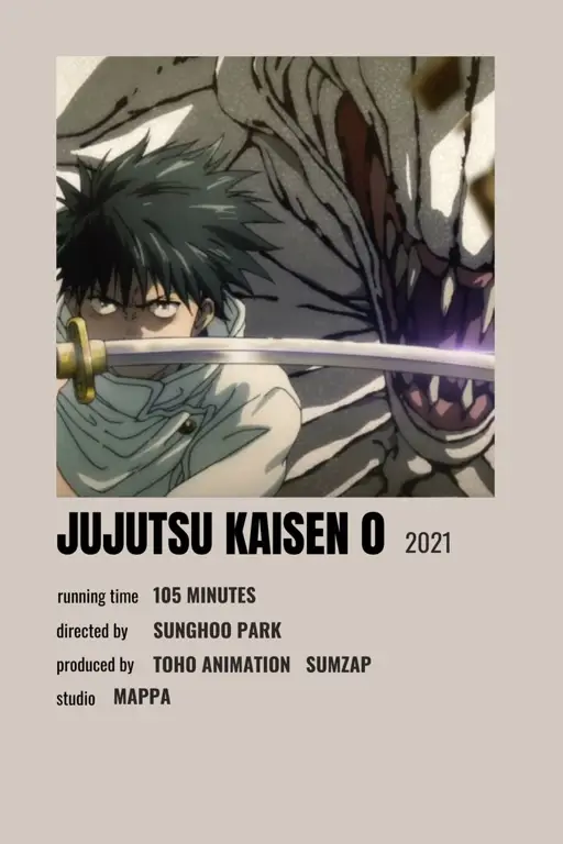 Poster film Jujutsu Kaisen 0