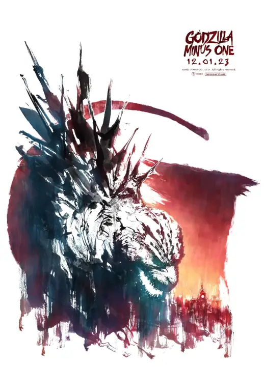 Poster film Godzilla Minus One