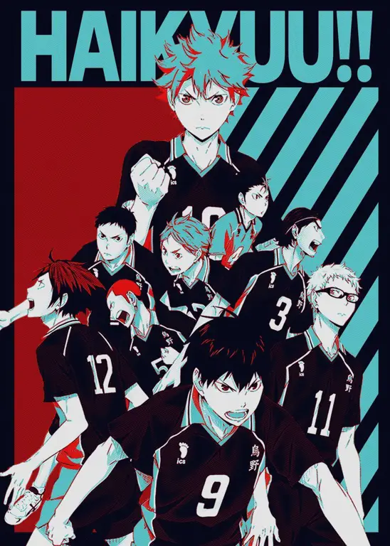 Poster resmi Haikyuu season 3 Poster Haikyuu season 3