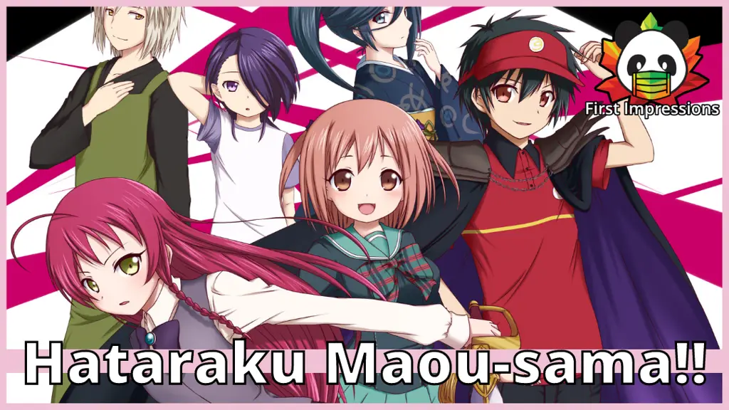 Poster anime Hataraku Maou-sama! Season 1