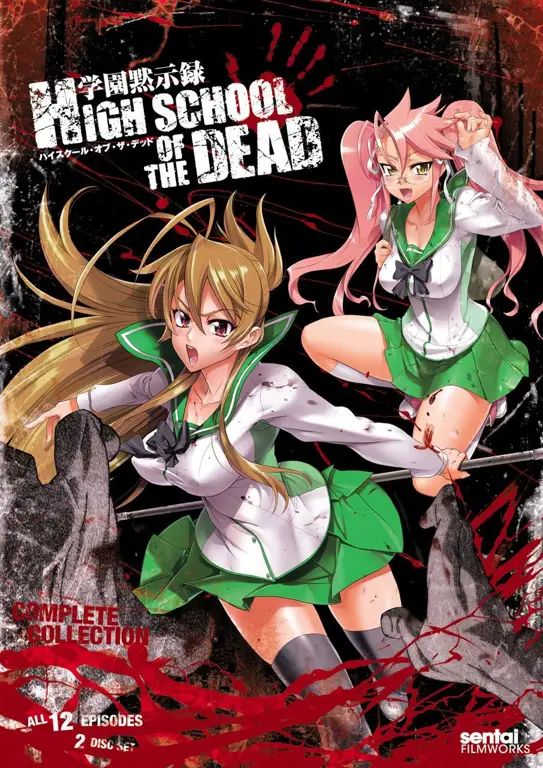 Poster anime Highschool of the Dead