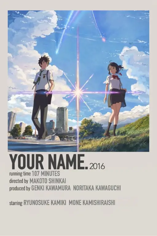 Poster film Kimi no Nawa