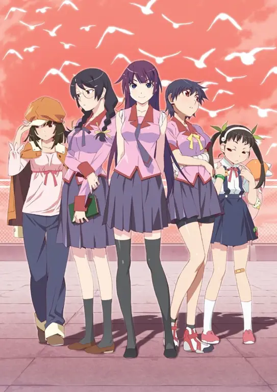 Poster seri anime Monogatari