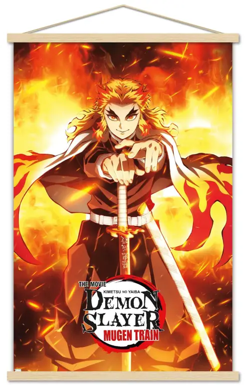 Poster film Demon Slayer Mugen Train