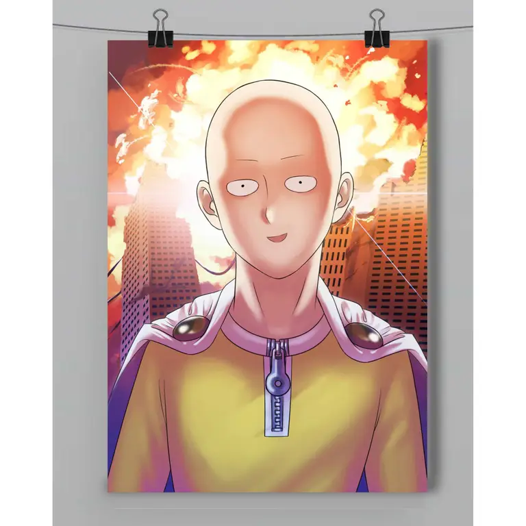 Poster promosi One Punch Man OVA episode 1