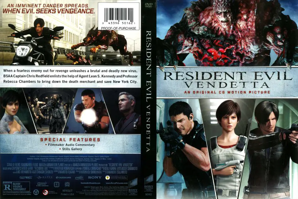 Poster film Resident Evil Vendetta