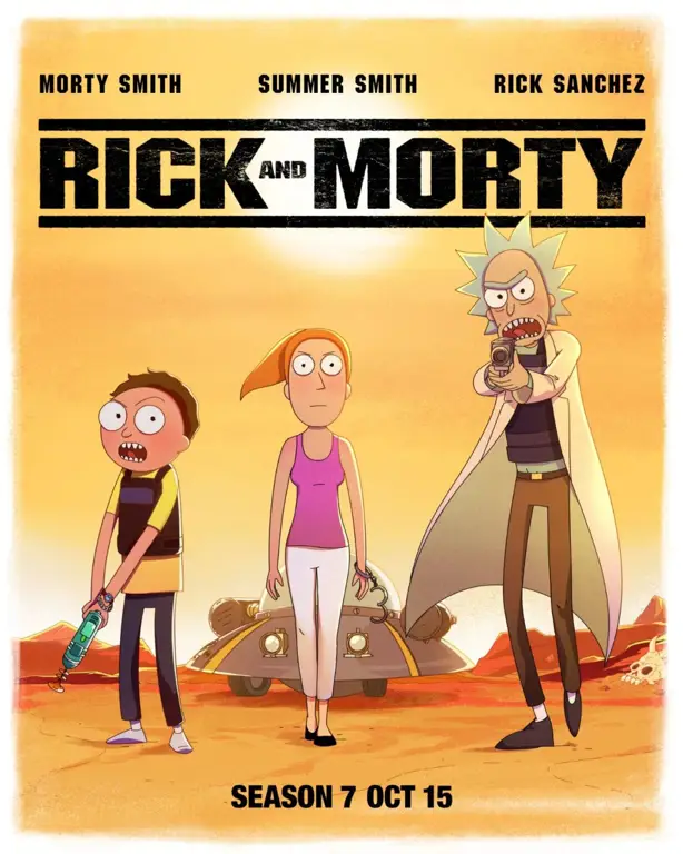 Poster Rick and Morty season 6