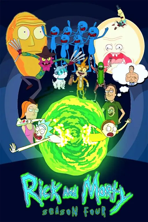 Poster Rick dan Morty