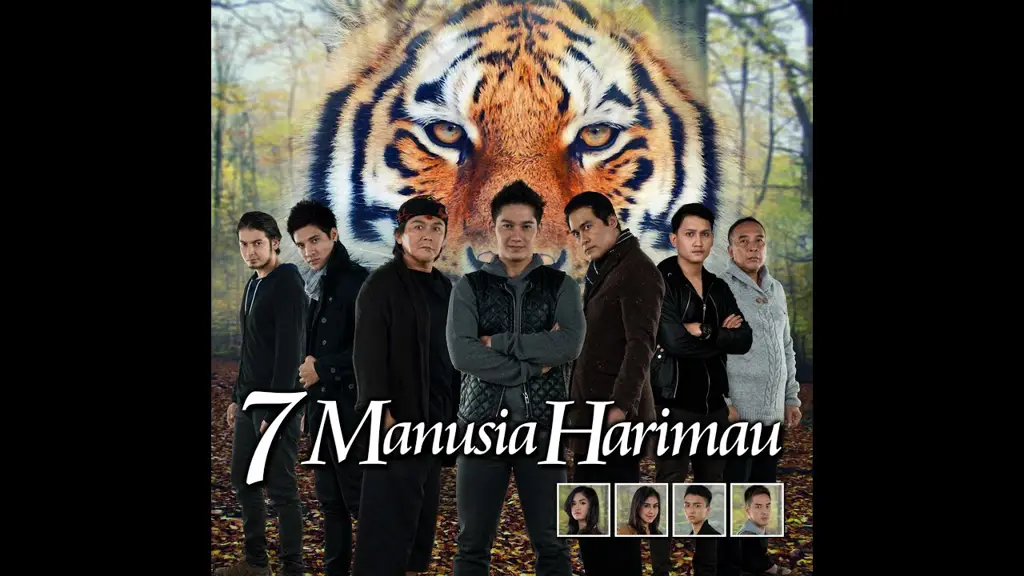 Poster promosi serial Manusia Harimau