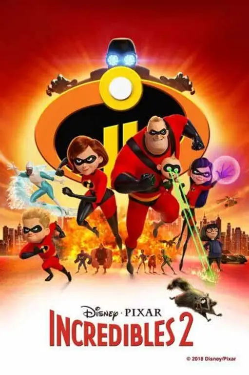 Poster film The Incredibles 2