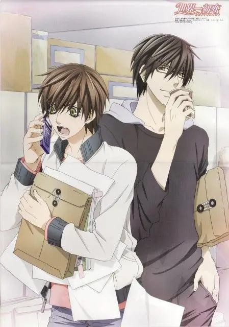 Poster promosi anime Sekaiichi Hatsukoi