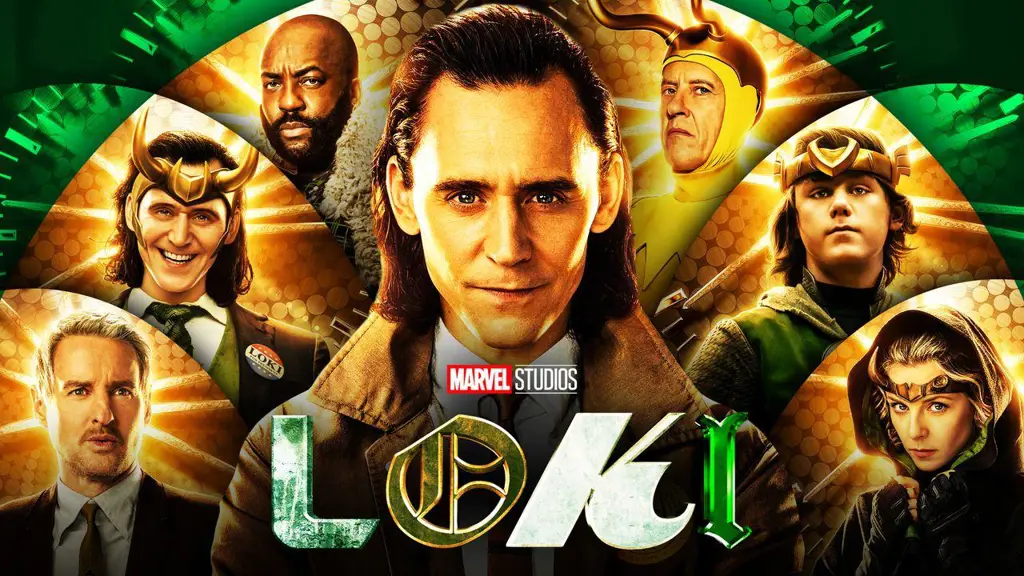 Poster serial Loki yang menampilkan Tom Hiddleston sebagai Loki