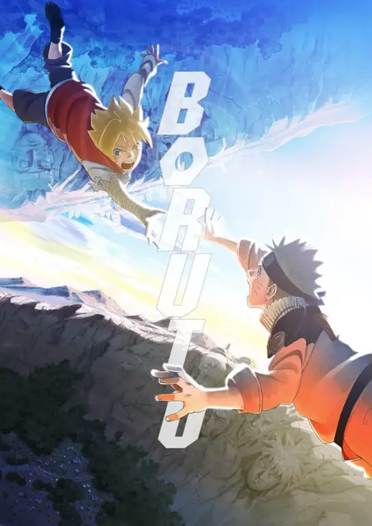 Poster anime Boruto terbaru