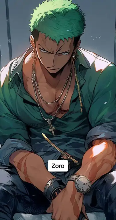 Zoro dengan kekuatan baru di masa depan