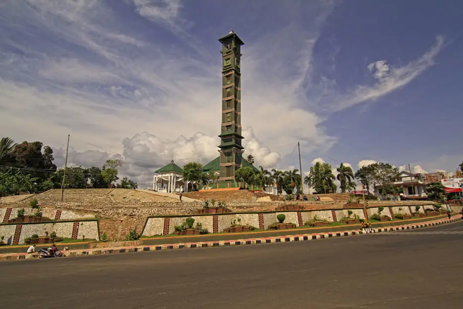 Pemandangan kota Bandar Lampung