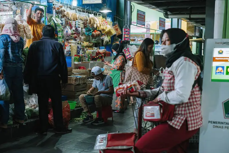 Pasar tradisional di Surabaya