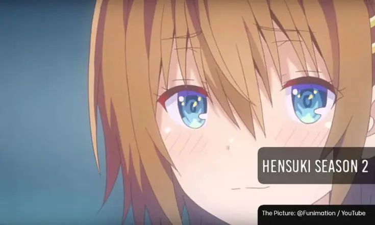 Gambar adegan menarik dari anime Hensuki