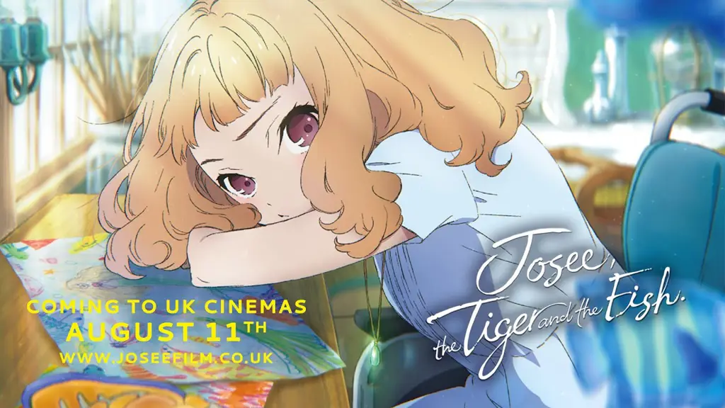 Adegan anime Josee, the Tiger and the Fish yang menyentuh hati.