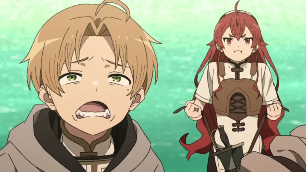 Adegan anime Mushoku Tensei yang menarik