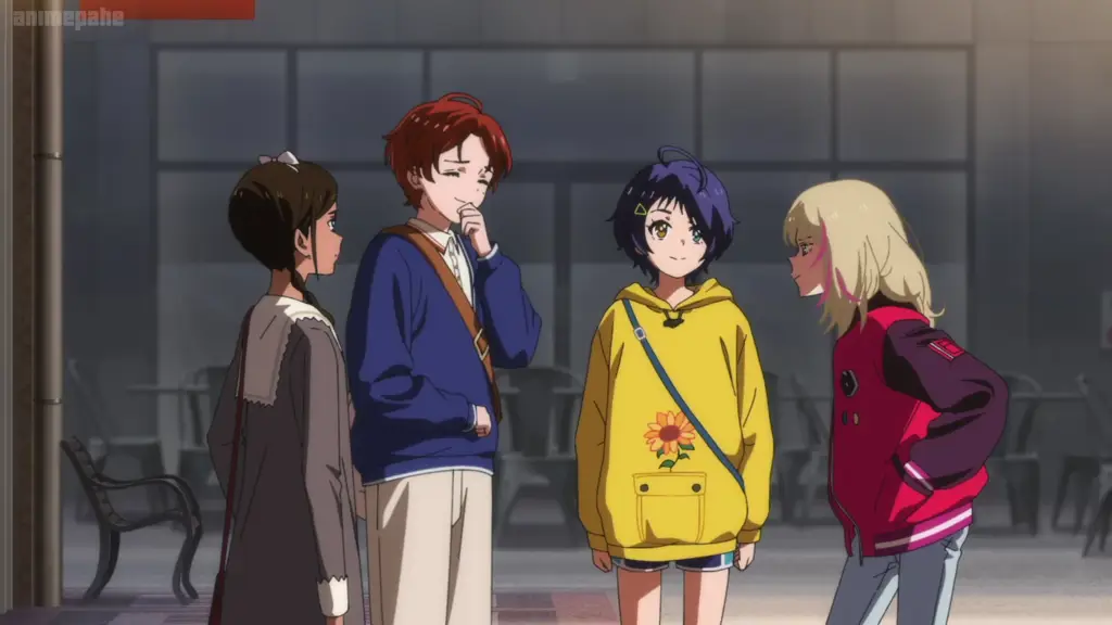 Potongan adegan dari anime Wonder Egg Priority Adegan anime Wonder Egg Priority