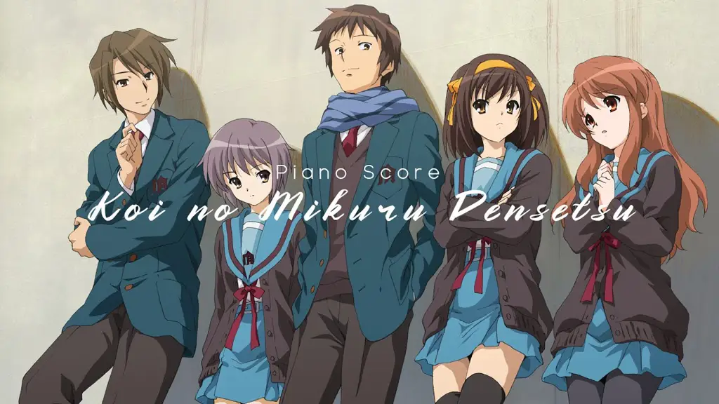 Adegan dari film Suzumiya Haruhi no Shoushitsu