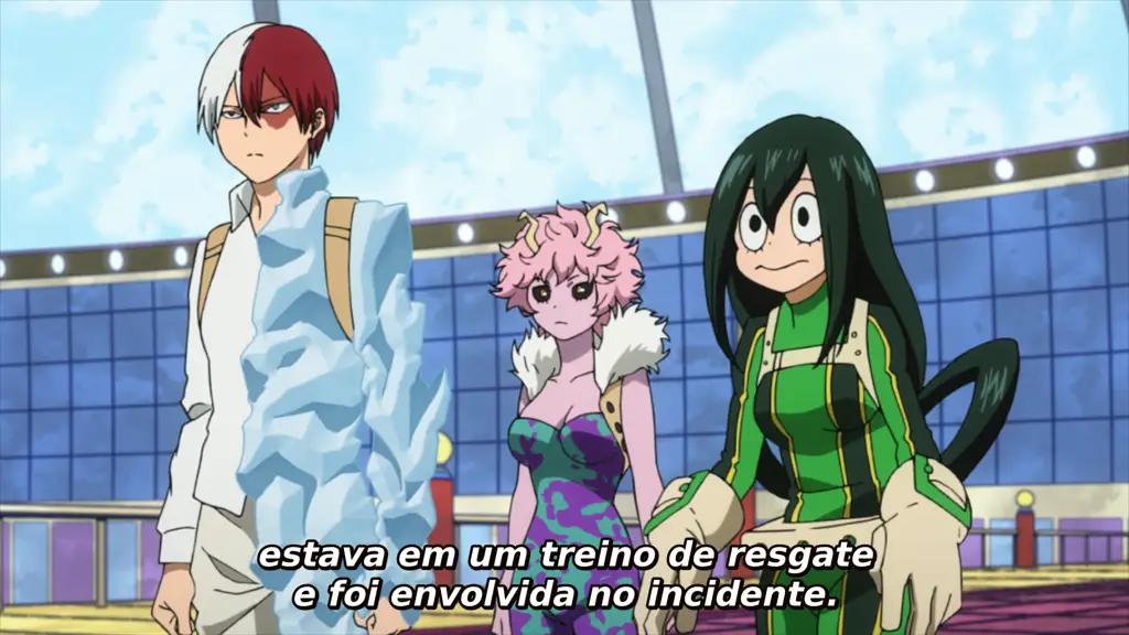 Screenshot adegan dari bnha ova 1