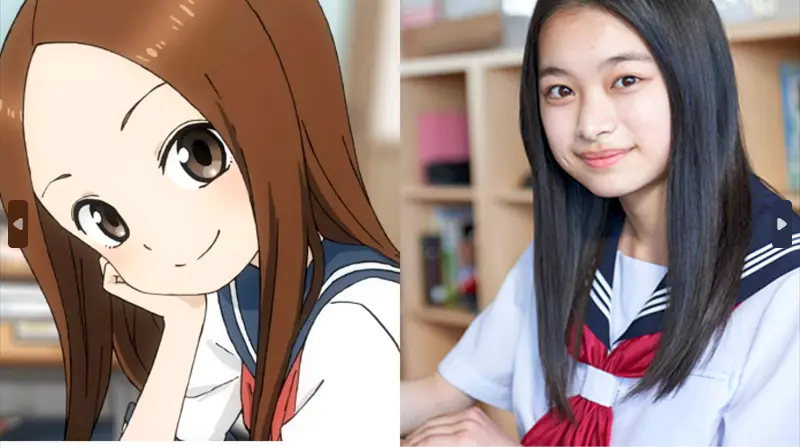 Adegan dari live action Karakai Jouzu no Takagi-san