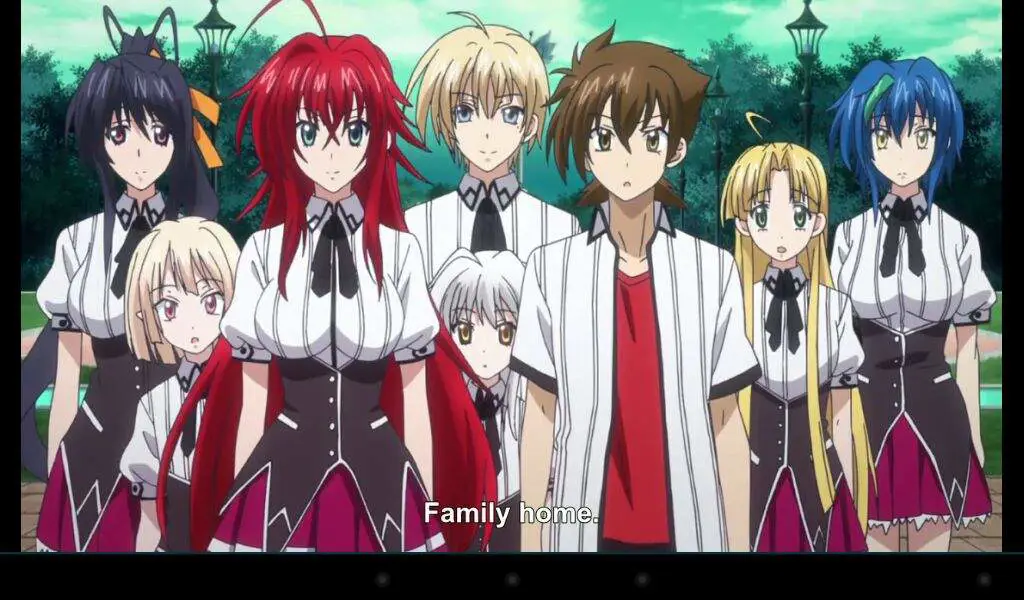 Screenshot adegan dari anime High School DxD