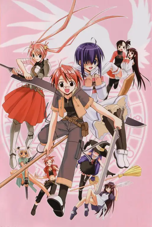 Gambar adegan dari anime Mahou Sensei Negima!