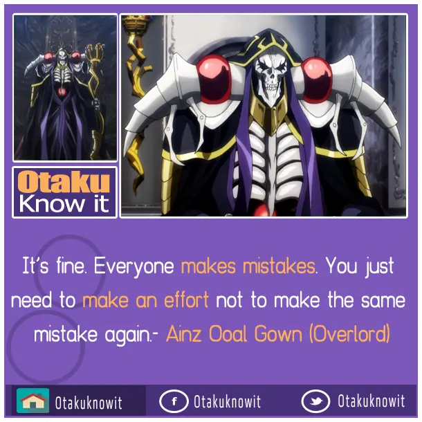 Ainz Ooal Gown, karakter utama Overlord