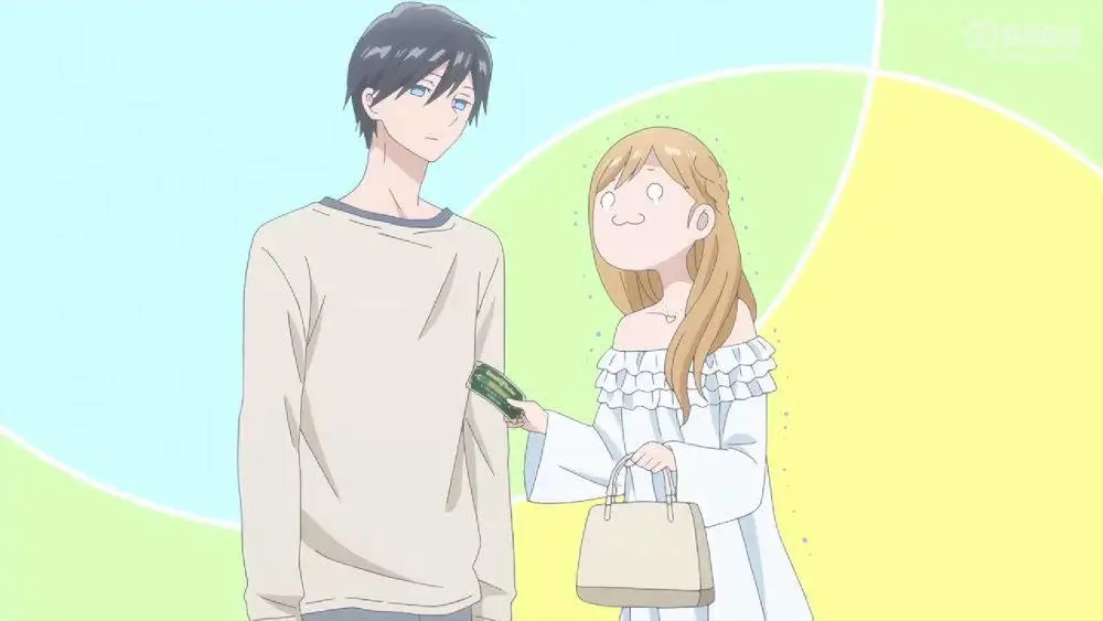 Akane Kinoshita dan Yamada dari anime Yamada-kun dan Romansa Lv999