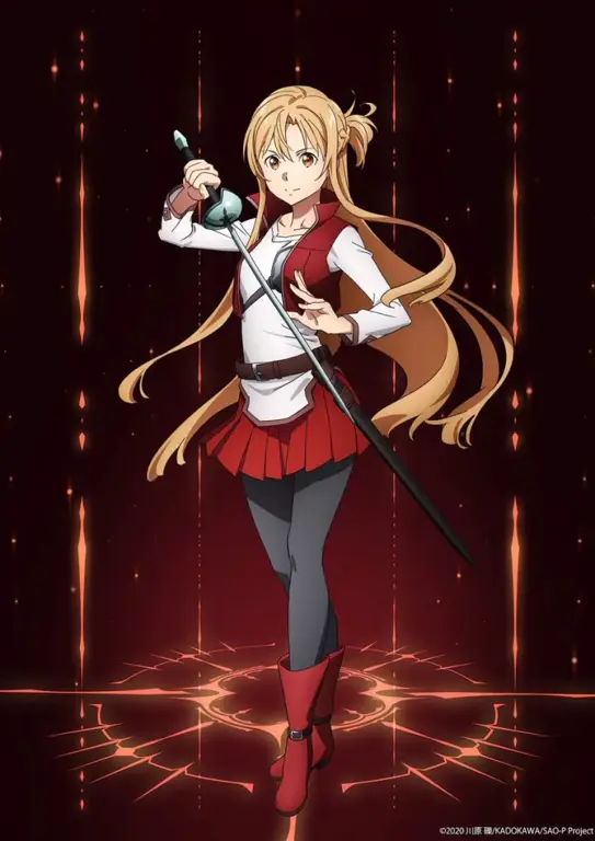 Gambar Asuna dalam Sword Art Online Progressive 2