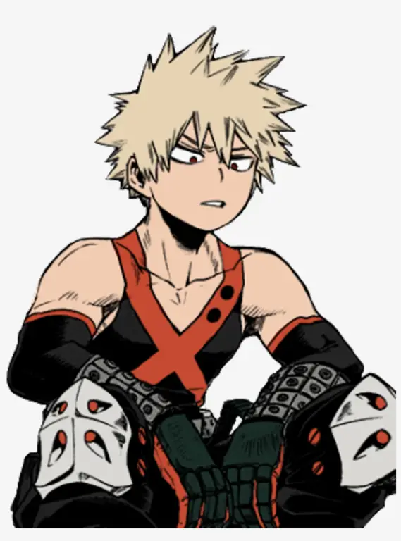 Gambar Katsuki Bakugo dari My Hero Academia