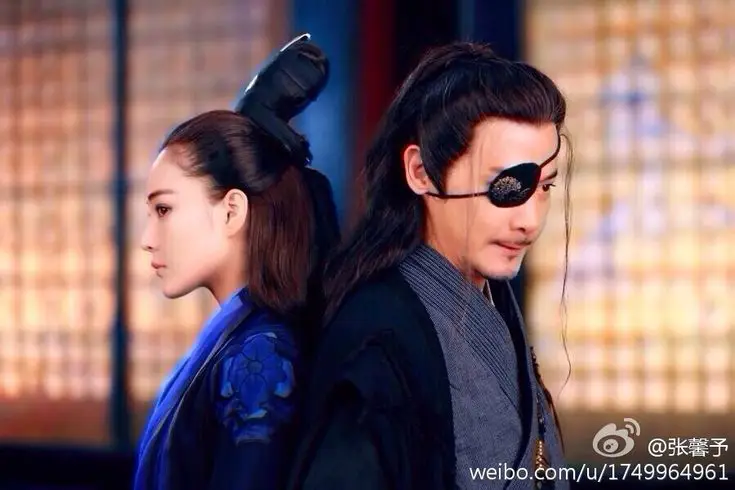 Foto Chen Xiao dan Michelle Chen dalam serial Romance of the Condor Heroes 2014