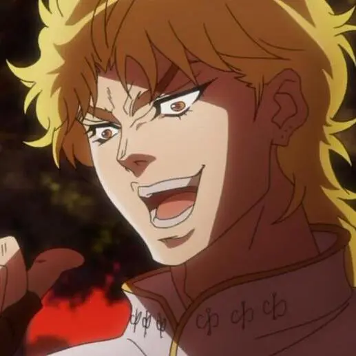 Gambar Dio Brando dari JoJo's Bizarre Adventure