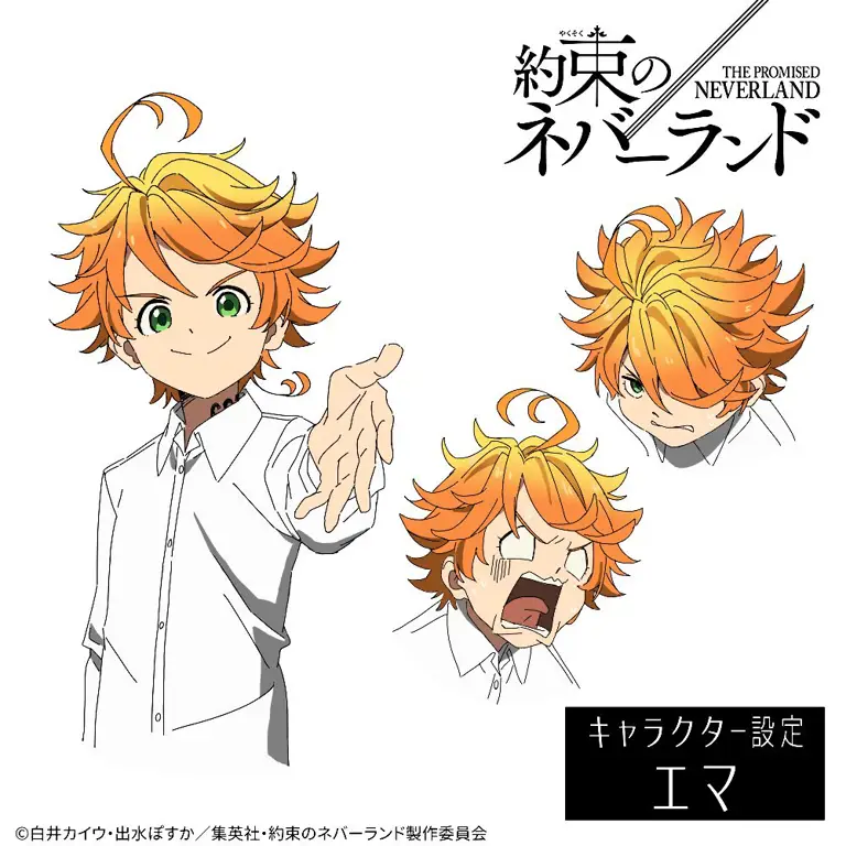 Para karakter utama Yakusoku no Neverland