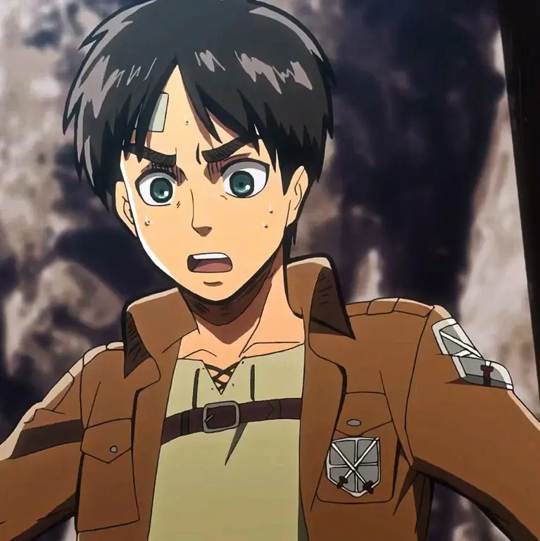 Eren Yeager dalam Attack on Titan Season 1 Episode 1