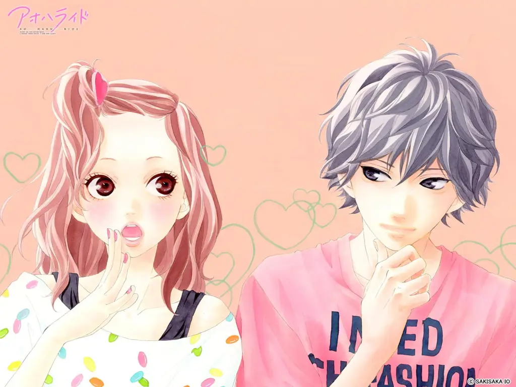 Karakter-karakter utama Ao Haru Ride
