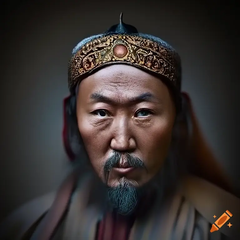 Potret Genghis Khan yang gagah berani