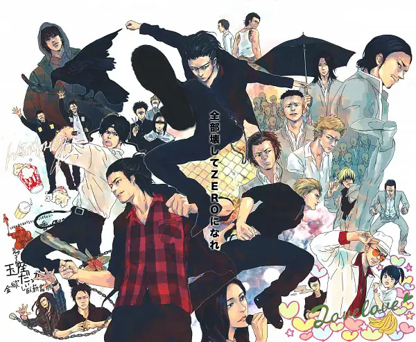 Karakter-karakter utama dalam anime Crows Zero