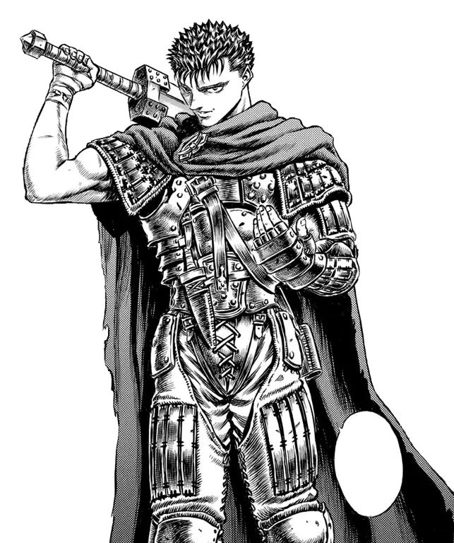 Guts, karakter utama dalam anime Berserk