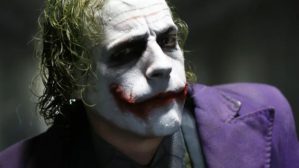 Heath Ledger sebagai Joker dalam The Dark Knight