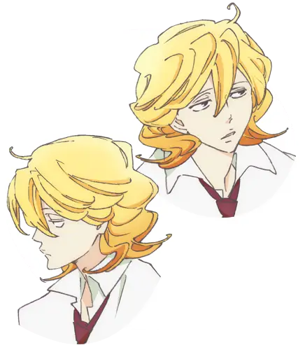 Karakter utama Hikaru dan Rihito dari anime Doukyuusei