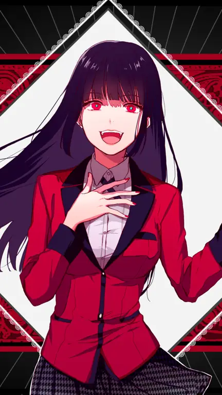 Karakter-karakter anime Kakegurui yang menarik dan misterius.